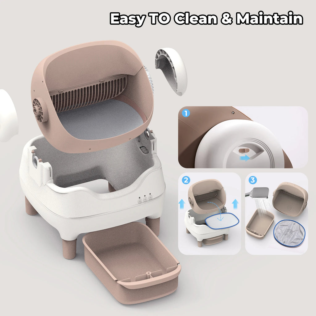 PurrSense™ Smart Self-Cleaning Cat Litter Box