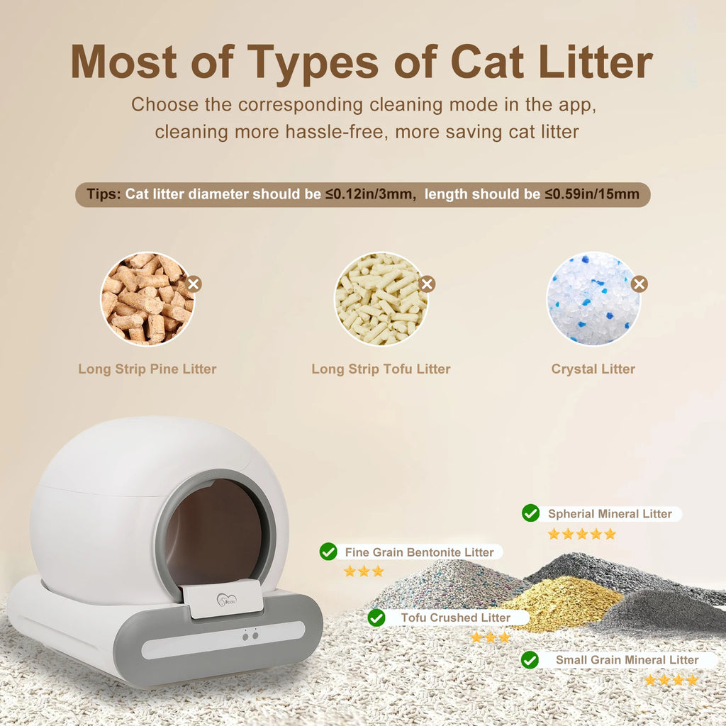 CleanPaws™ Smart Self-Cleaning Litter Box Pro