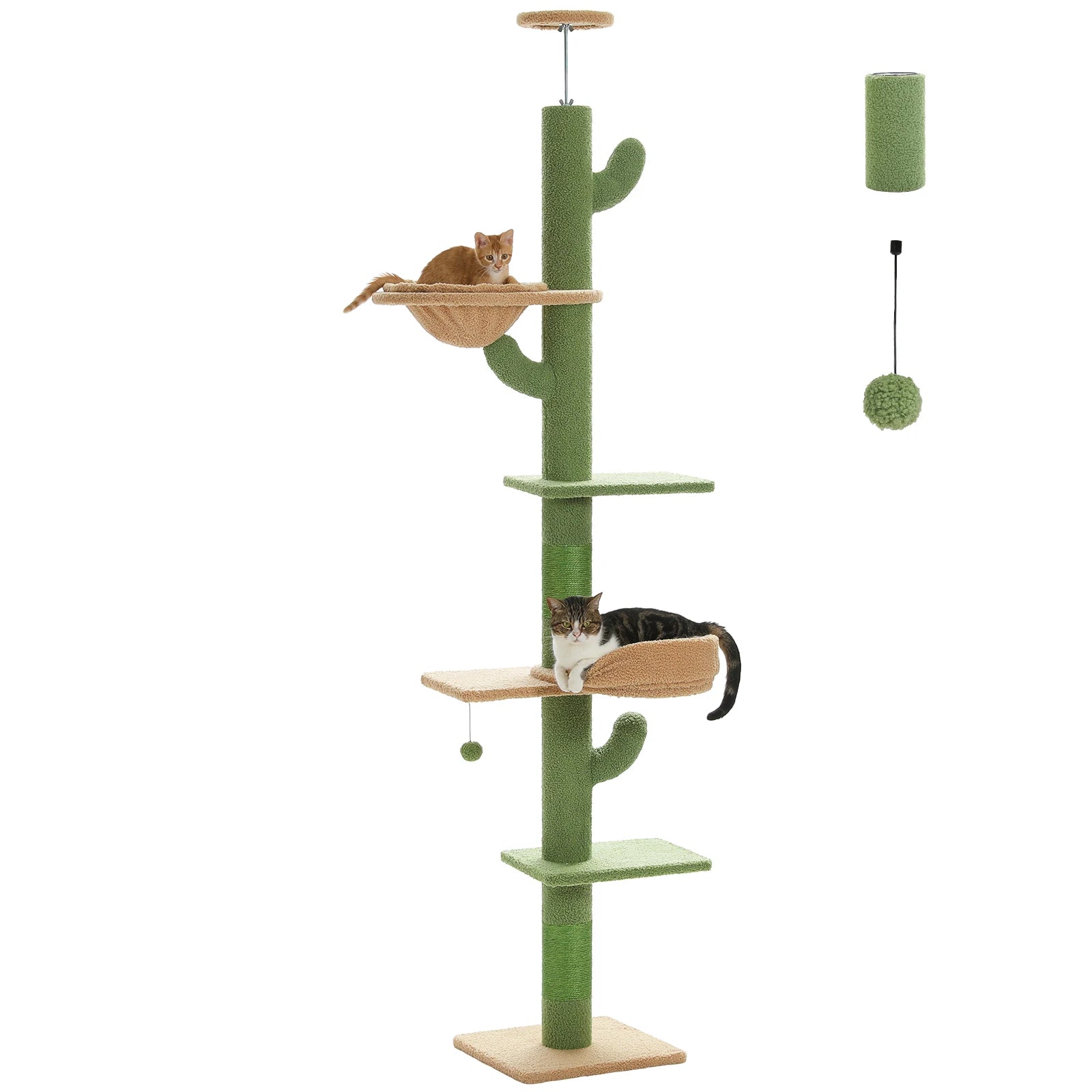 Desert Oasis™ Floor-to-Ceiling Cat Tower