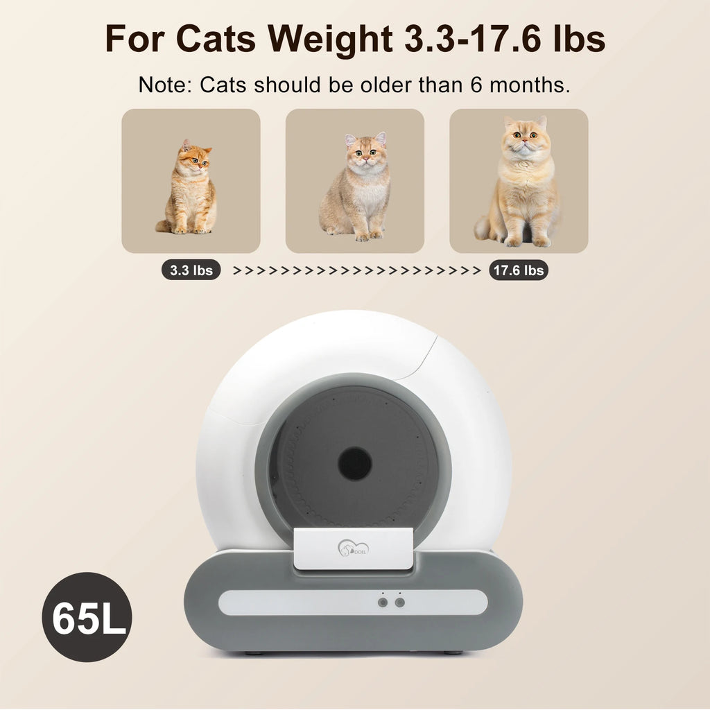 CleanPaws™ Smart Self-Cleaning Litter Box Pro