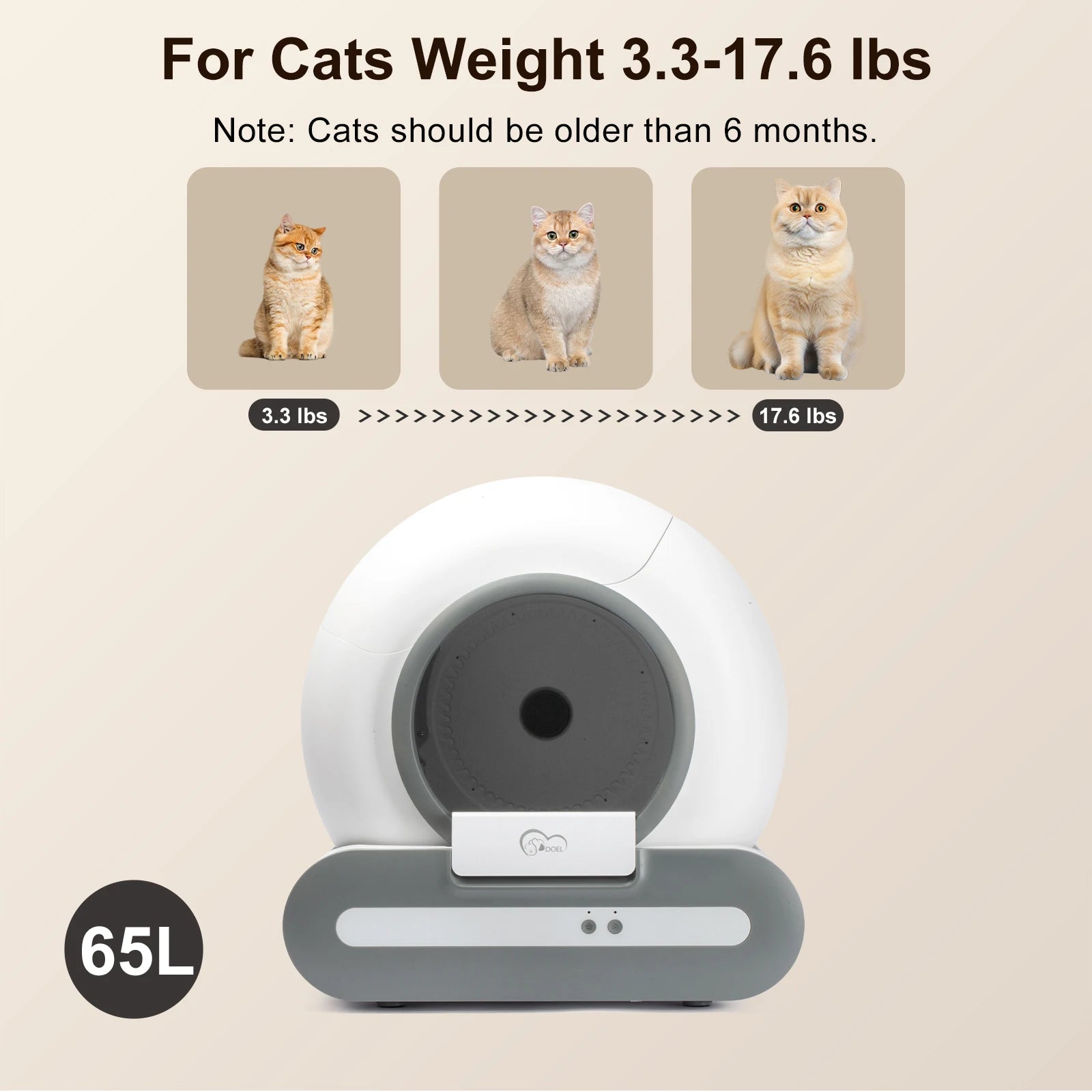 CleanPaws™ Smart Self-Cleaning Litter Box Pro
