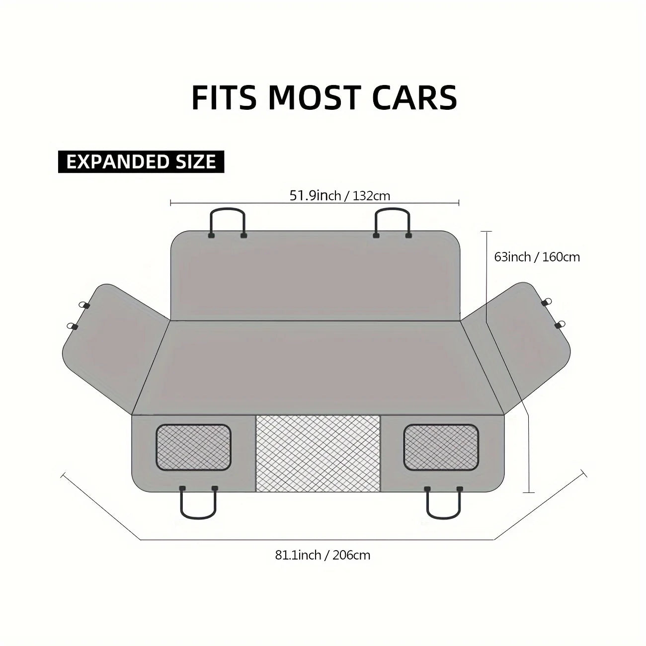 RoadNest™ Hard Bottom Car Seat Extender