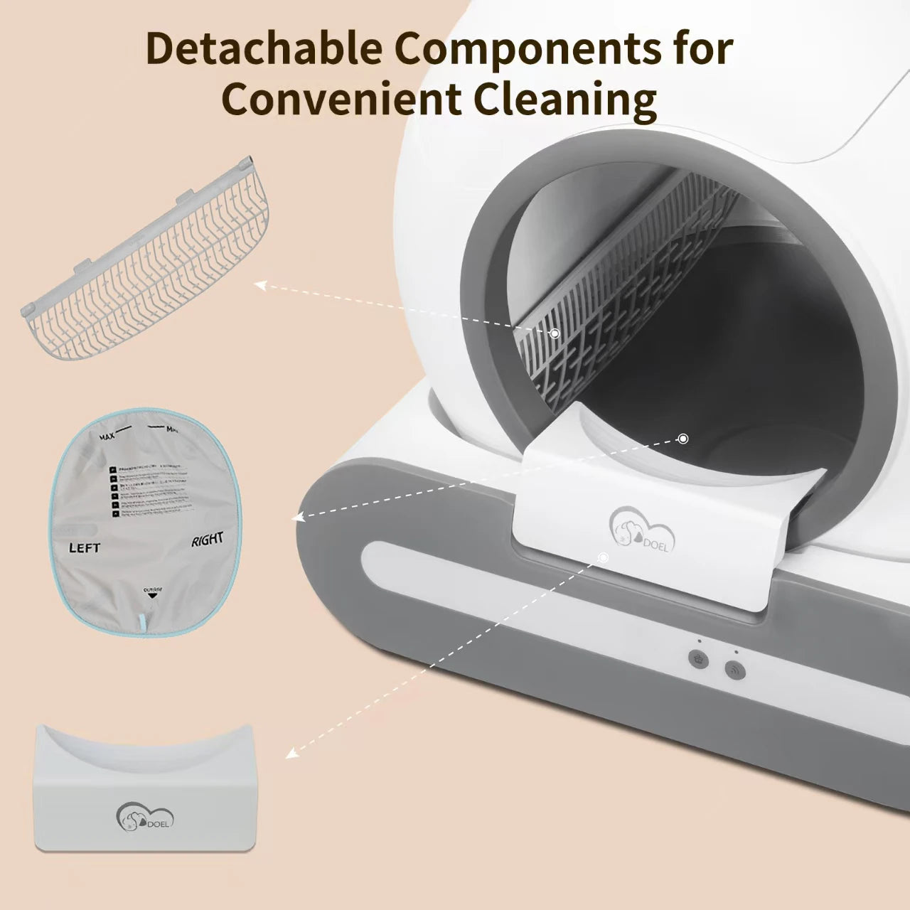 CleanPaws™ Smart Self-Cleaning Litter Box Pro