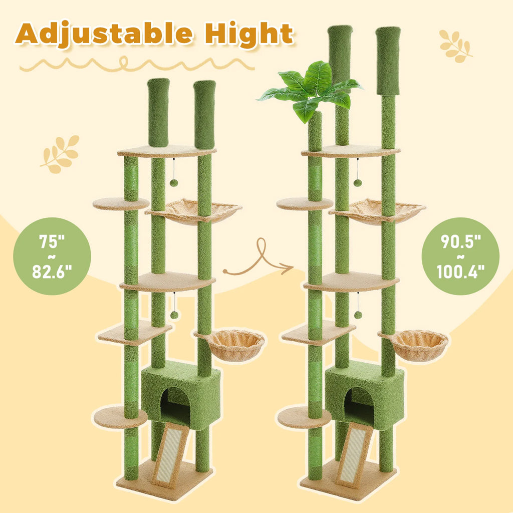 Desert Oasis™ Floor-to-Ceiling Cat Tower