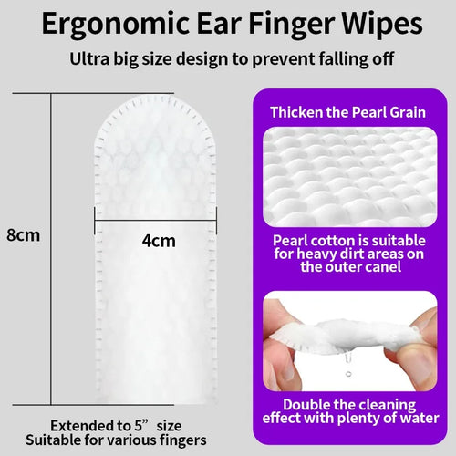 CleanSweep™ Pet Ear Cleaning Finger Wipes