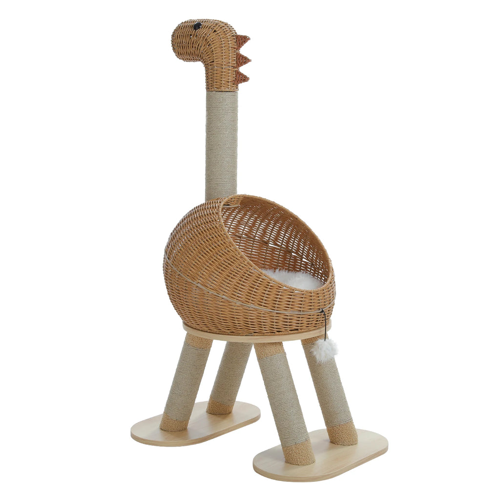 DinoDen™ Cat Condo & Scratcher