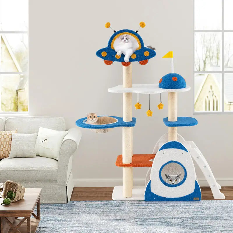 🚀 CosmoClimb™ Space Adventure Cat Tower