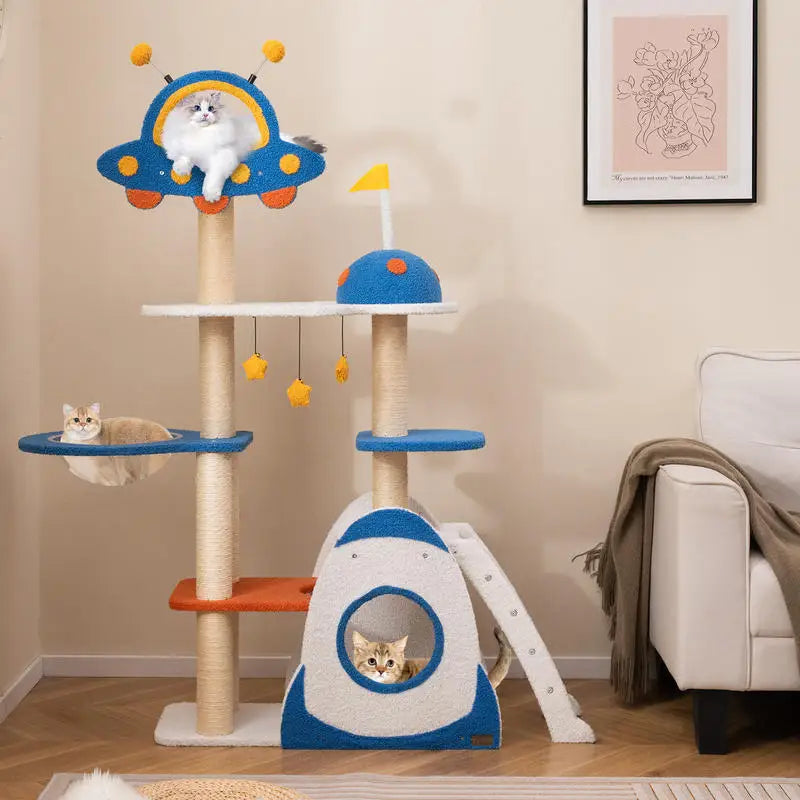🚀 CosmoClimb™ Space Adventure Cat Tower
