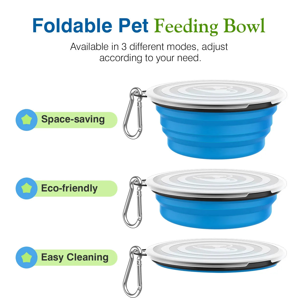 TrailBowl™ Collapsible Travel Bowl Set