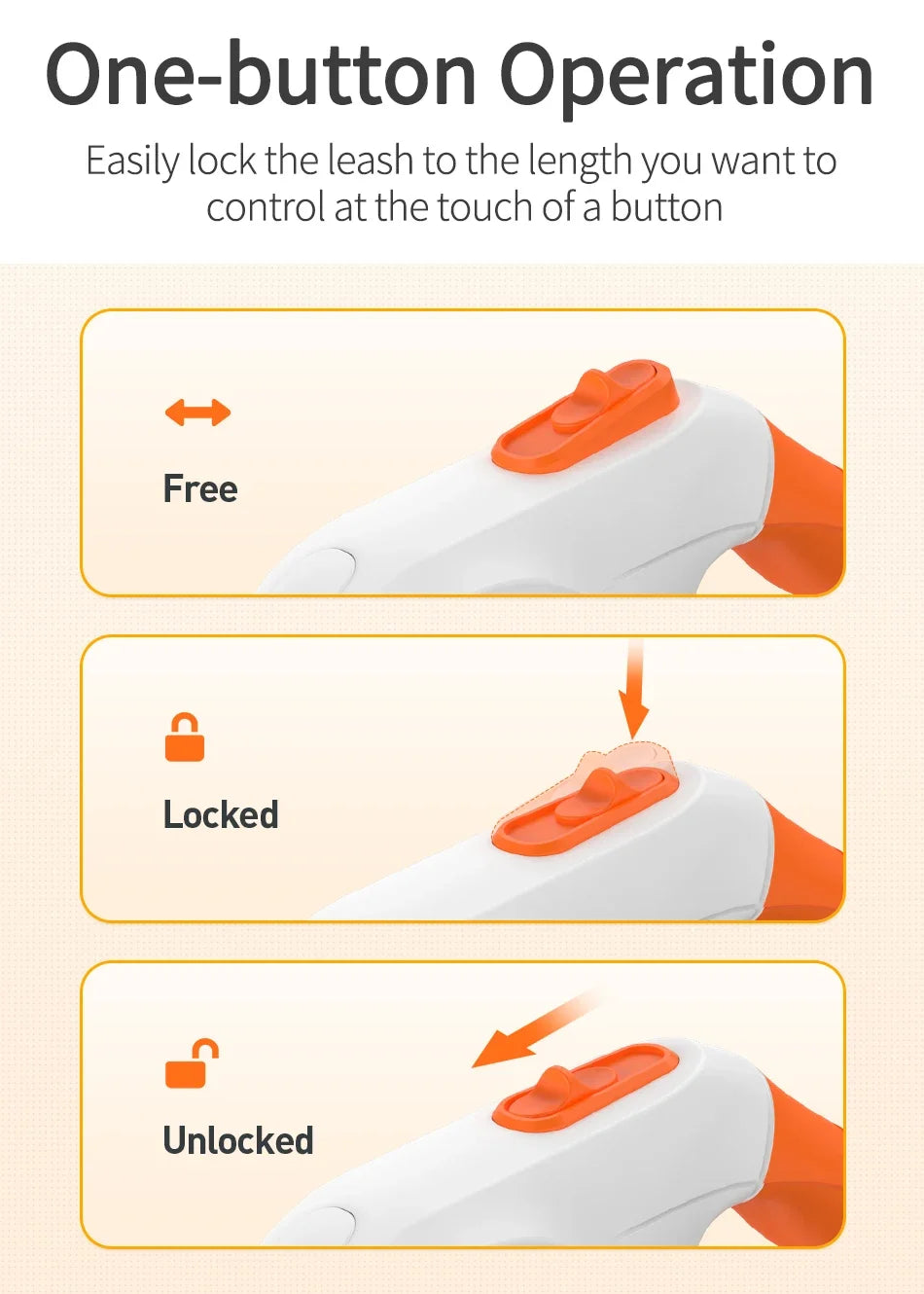 GlowGuide™ LED Retractable Dog Leash