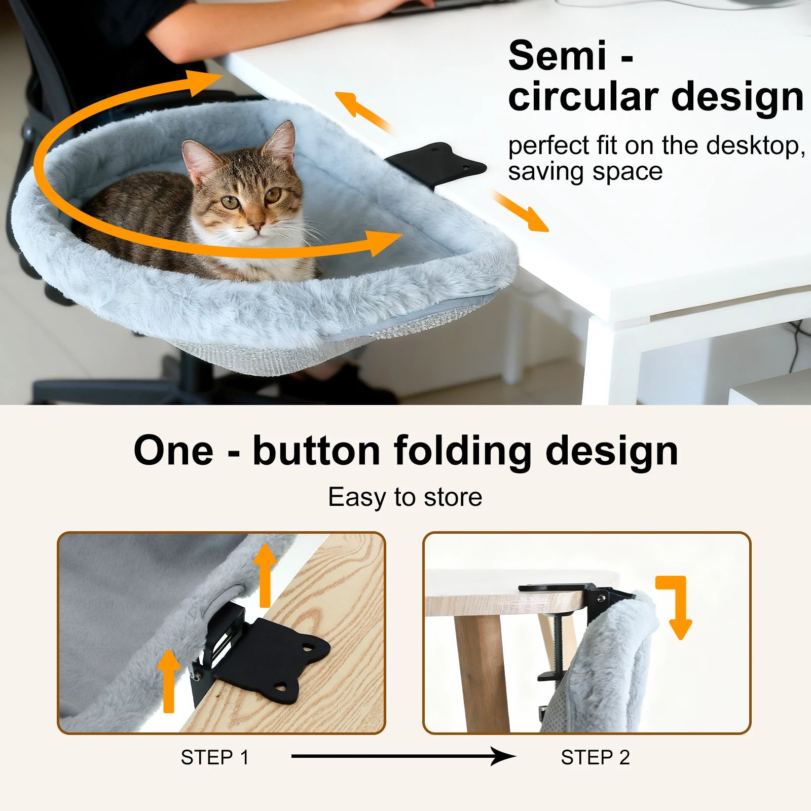 DeskDen™ Cat Hammock