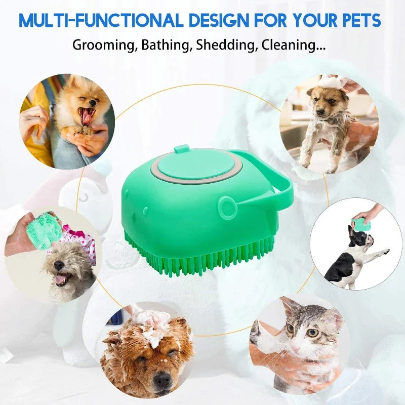 BathBuddy™️ 2-in-1 Shampoo Brush for Dogs and Cats