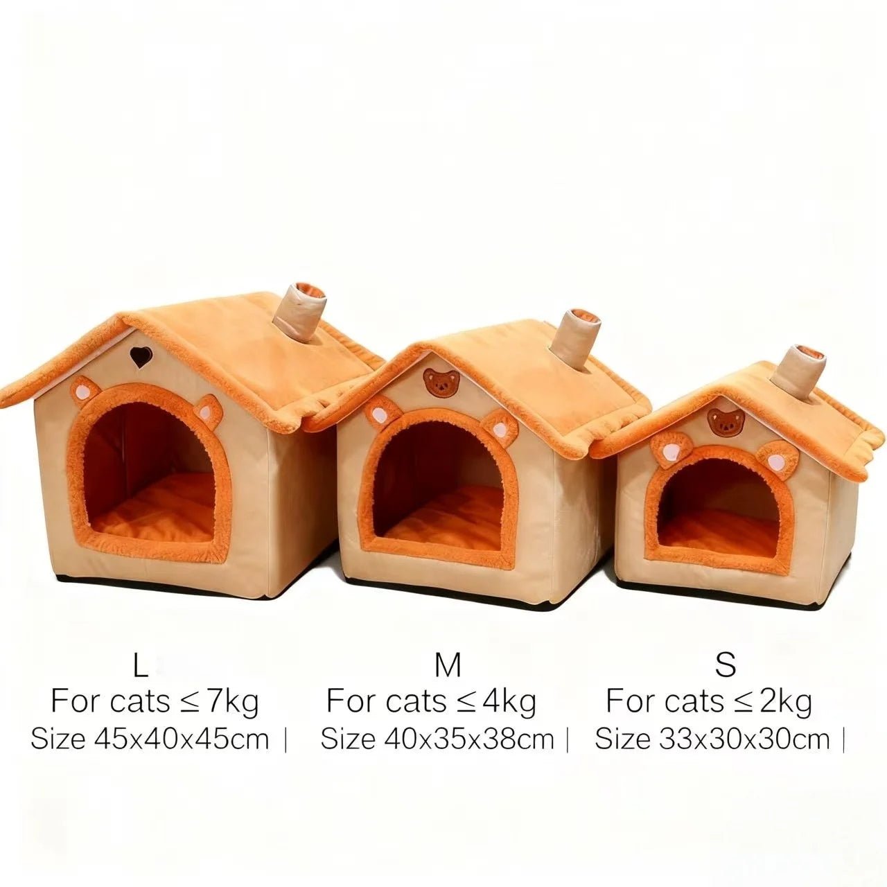 Dream Cottage™ Plush Pet Bed Cottage - Tailvo