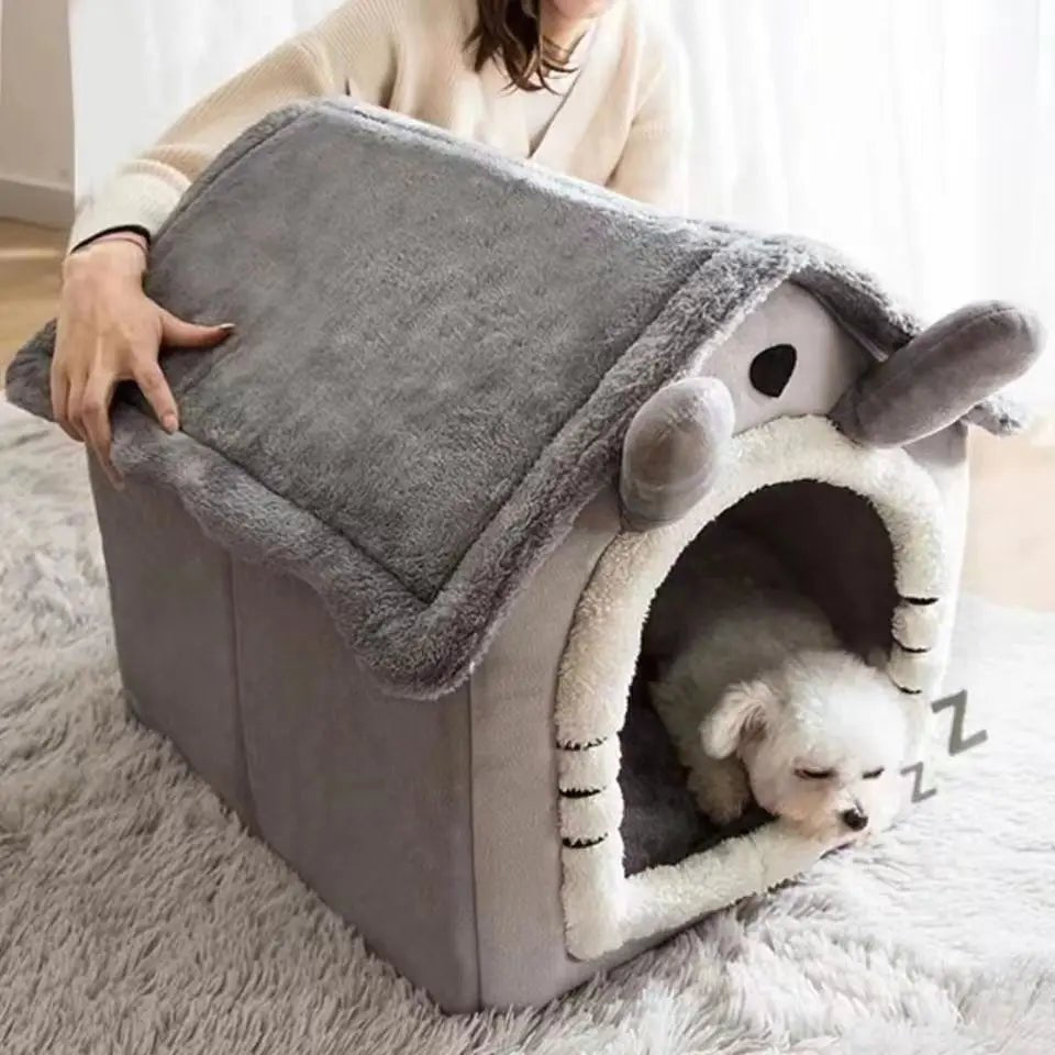 Dream Cottage™ Plush Pet Bed Cottage - Tailvo