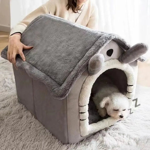 Dream Cottage™ Plush Pet Bed Cottage - Tailvo