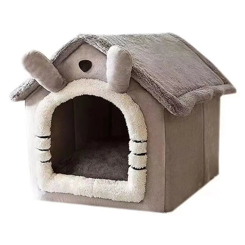 Dream Cottage™ Plush Pet Bed Cottage - Tailvo