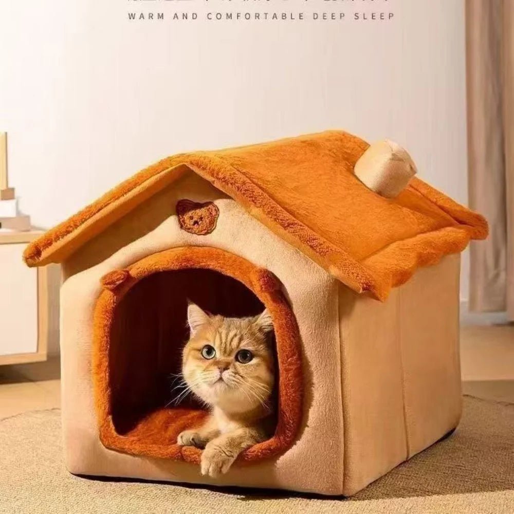 Dream Cottage™ Plush Pet Bed Cottage - Tailvo
