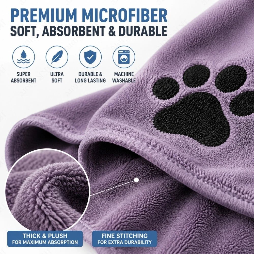 DryPaws™ Ultra-Absorbent Pet Towel - Tailvo
