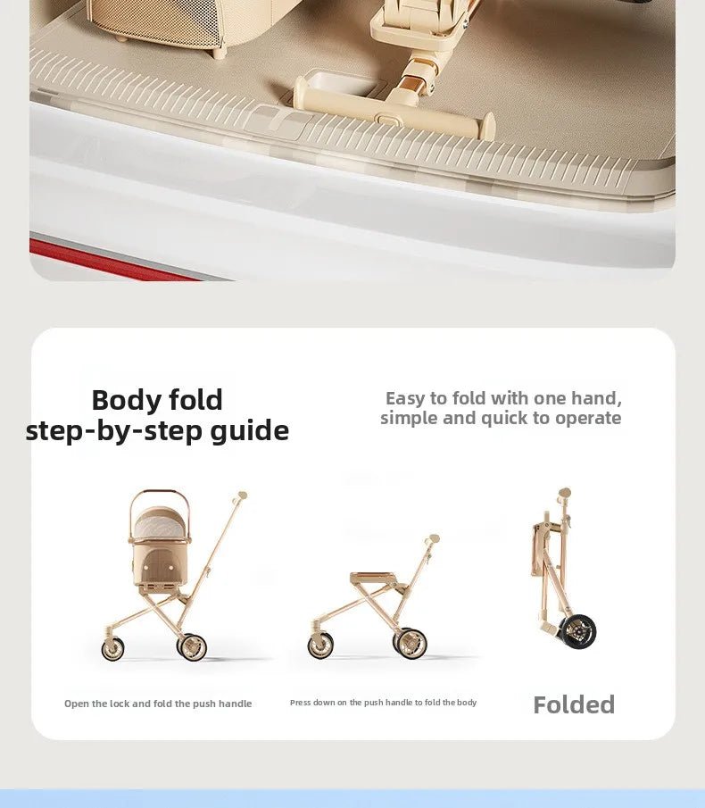 ÉlanRide™ Luxury Pet Travel System - Tailvo