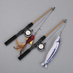 Feather Frenzy™ Retractable Cat Wand - Tailvo