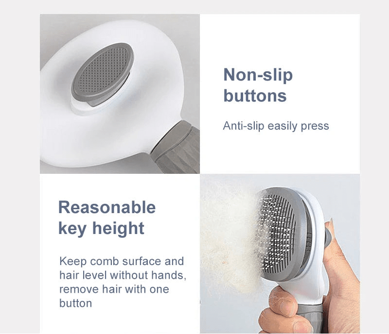 FurFree™ Self-Cleaning Slicker Brush - Tailvo