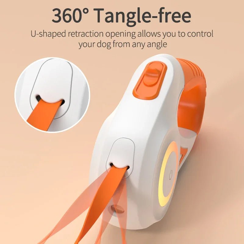 GlowGuide™ LED Retractable Dog Leash - Tailvo