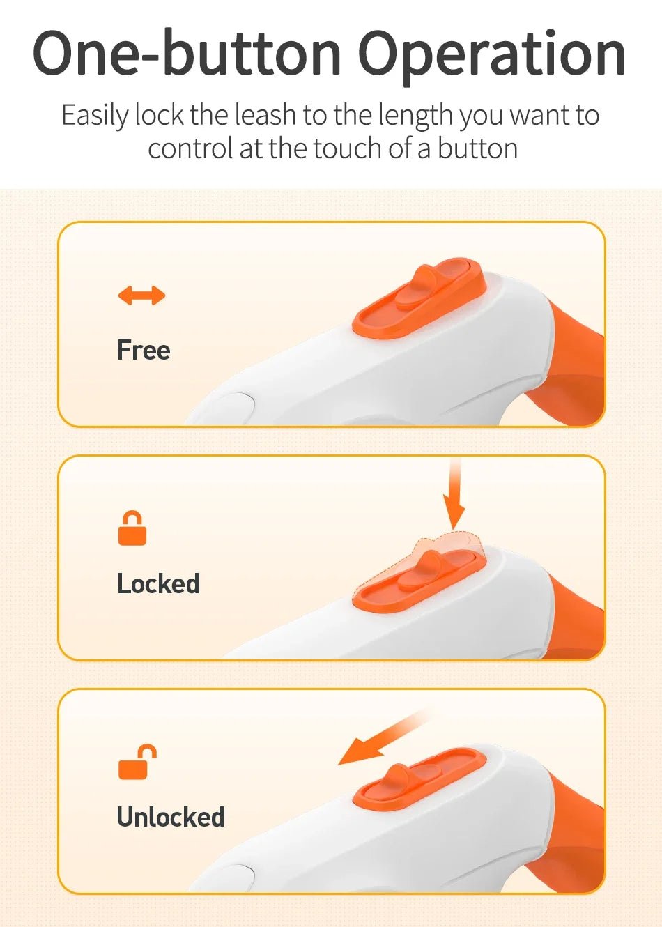 GlowGuide™ LED Retractable Dog Leash - Tailvo