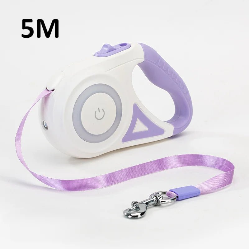 GlowGuide™ LED Retractable Dog Leash - Tailvo