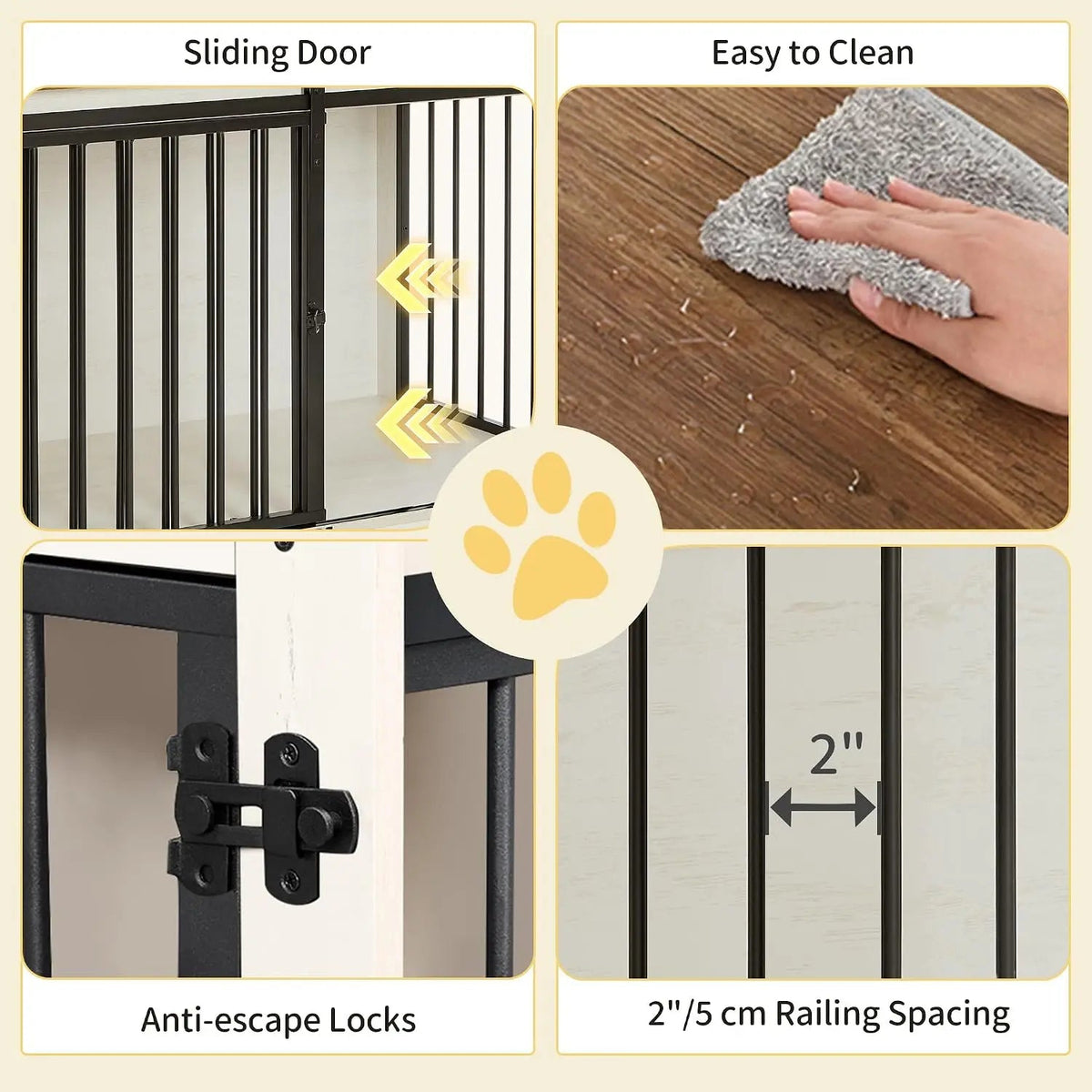Haven Furniture Dog Crate End Table - Tailvo