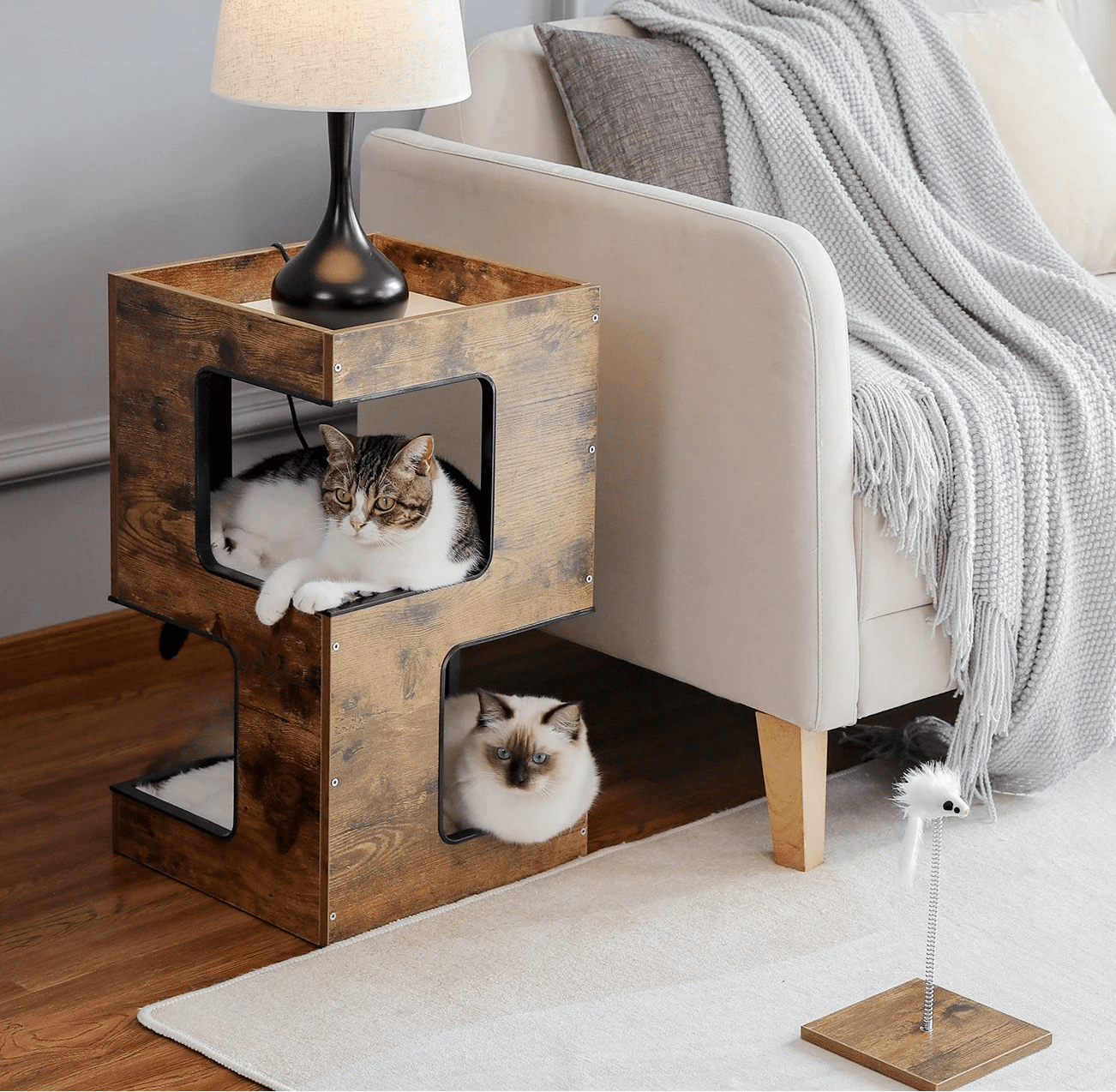 Hideaway Side Table Cat Condo - Tailvo
