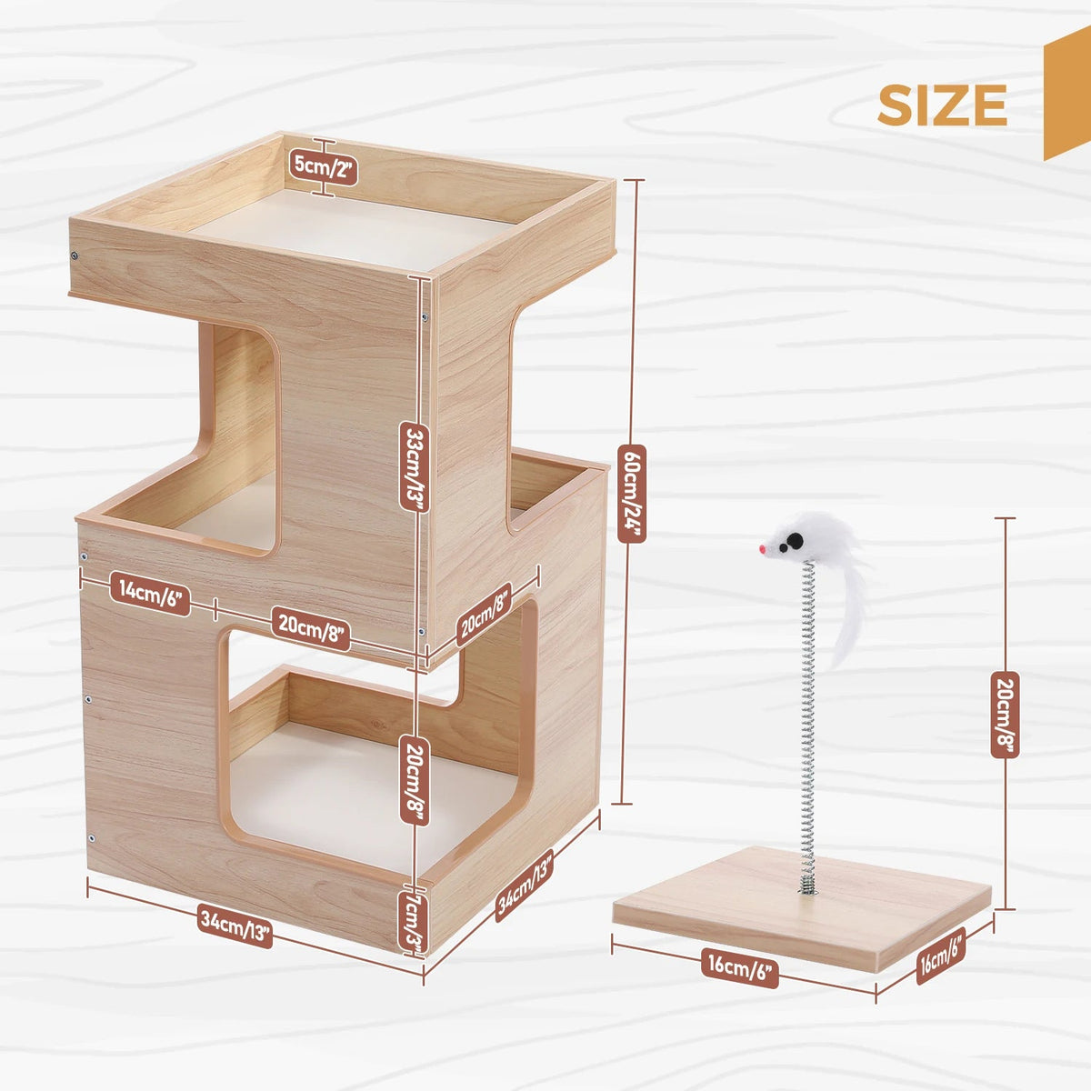 Hideaway Side Table Cat Condo - Tailvo