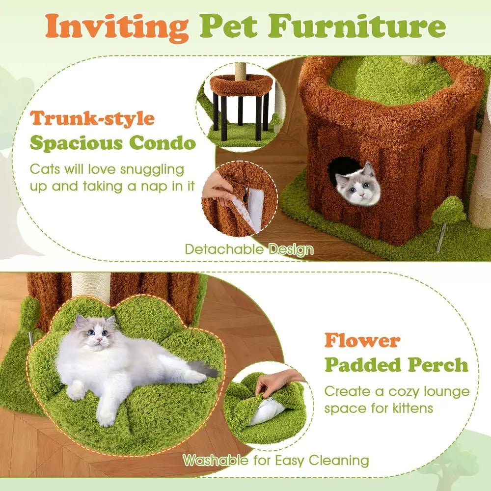 Moss Hollow™ Designer Cat Tree - Tailvo