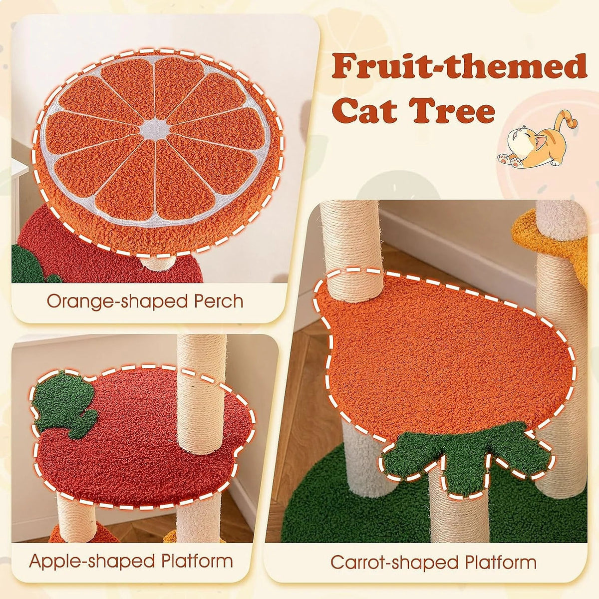🍎 Orchard Oasis™ Cat Tree - Tailvo
