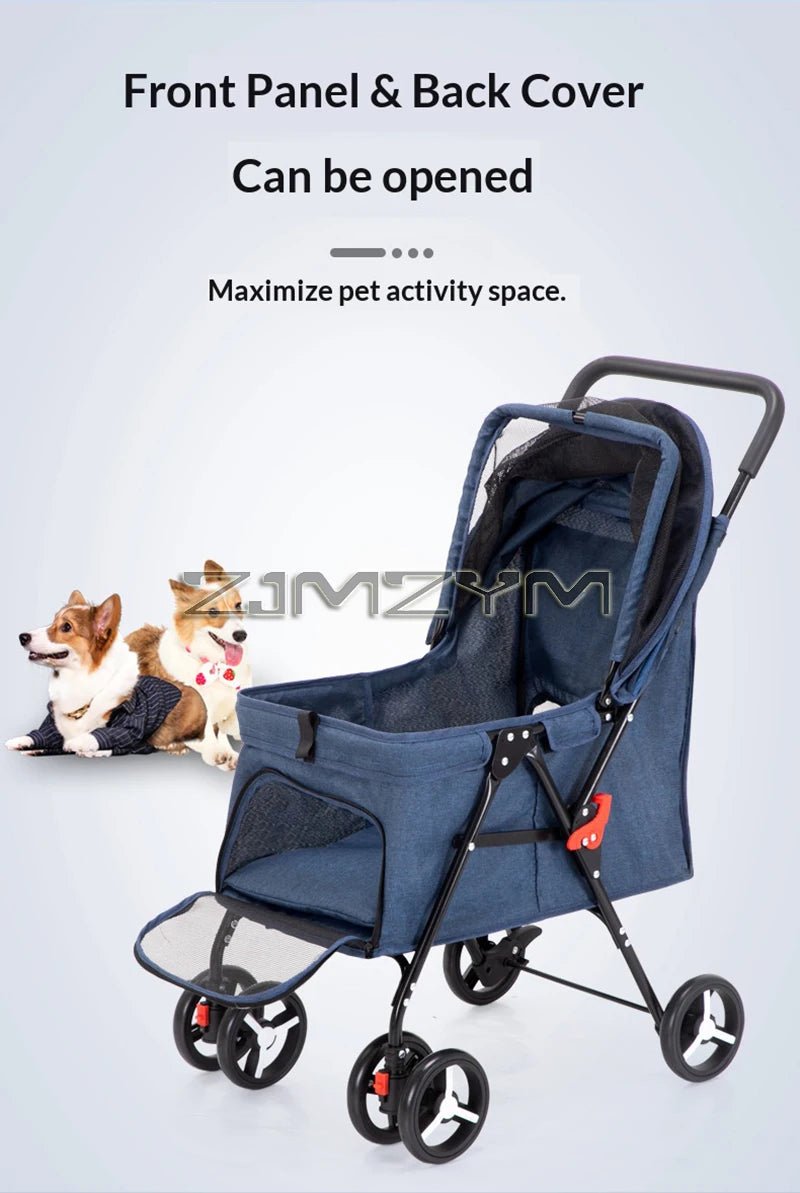 PawVoyage™ Foldable Pet Stroller - Tailvo