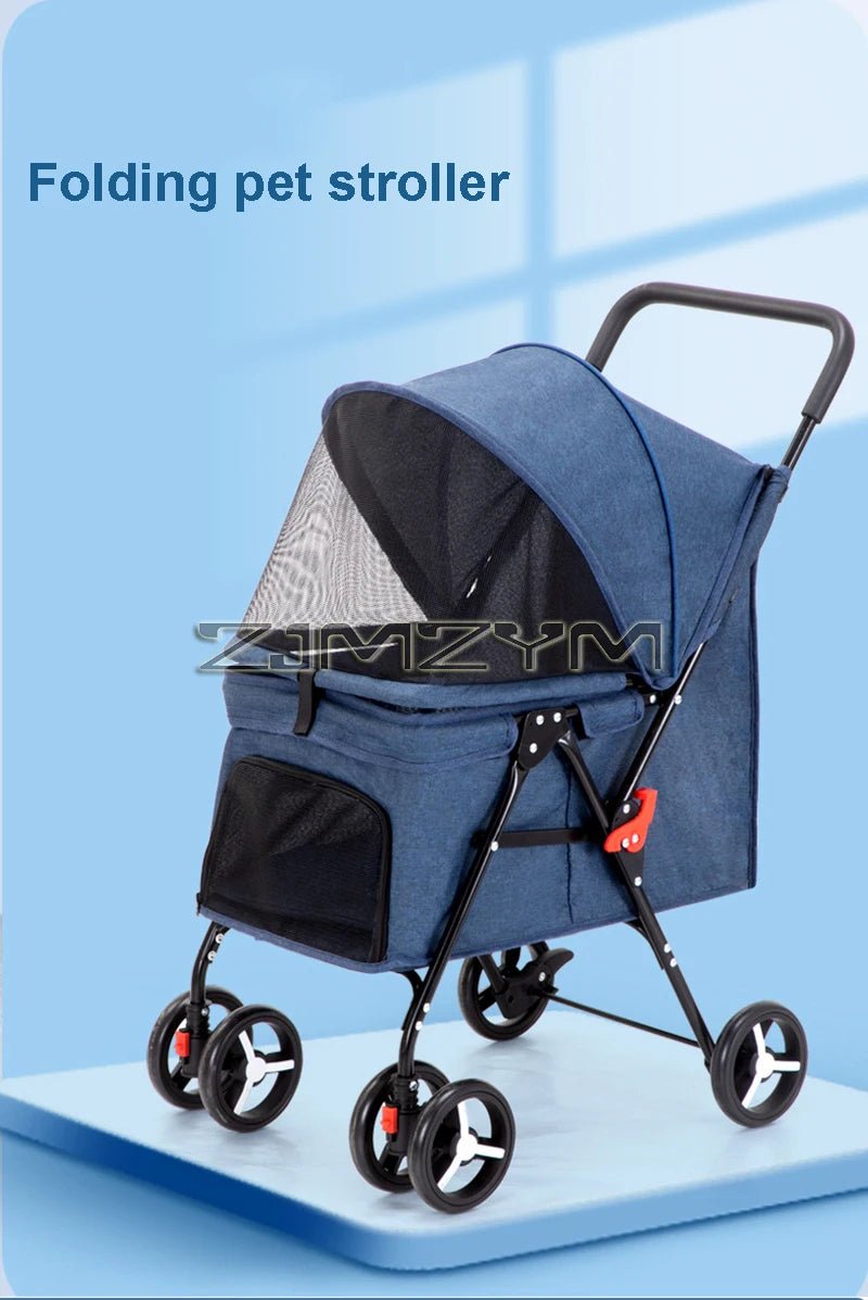 PawVoyage™ Foldable Pet Stroller - Tailvo