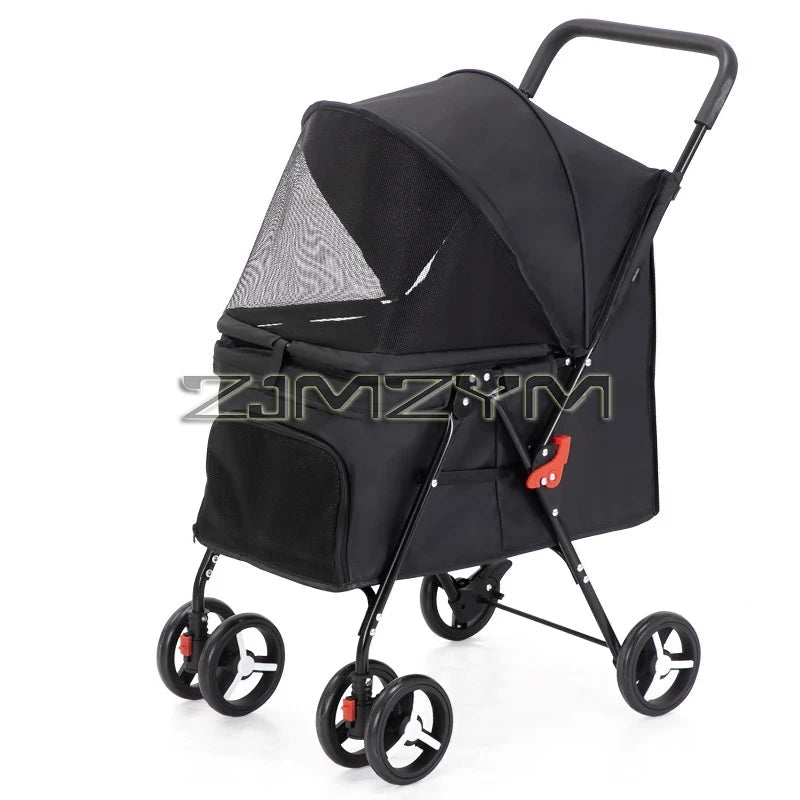 PawVoyage™ Foldable Pet Stroller - Tailvo