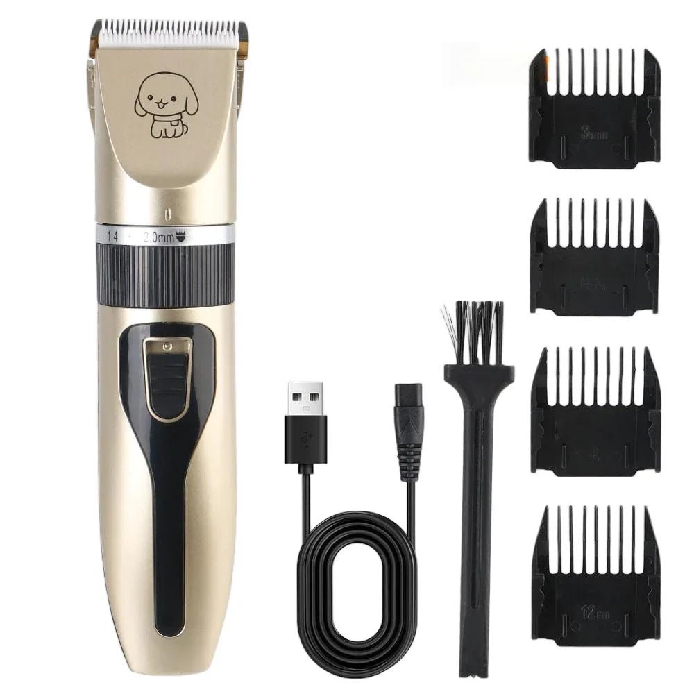 QuietTrim™ Cordless Pet Grooming Clippers - Tailvo