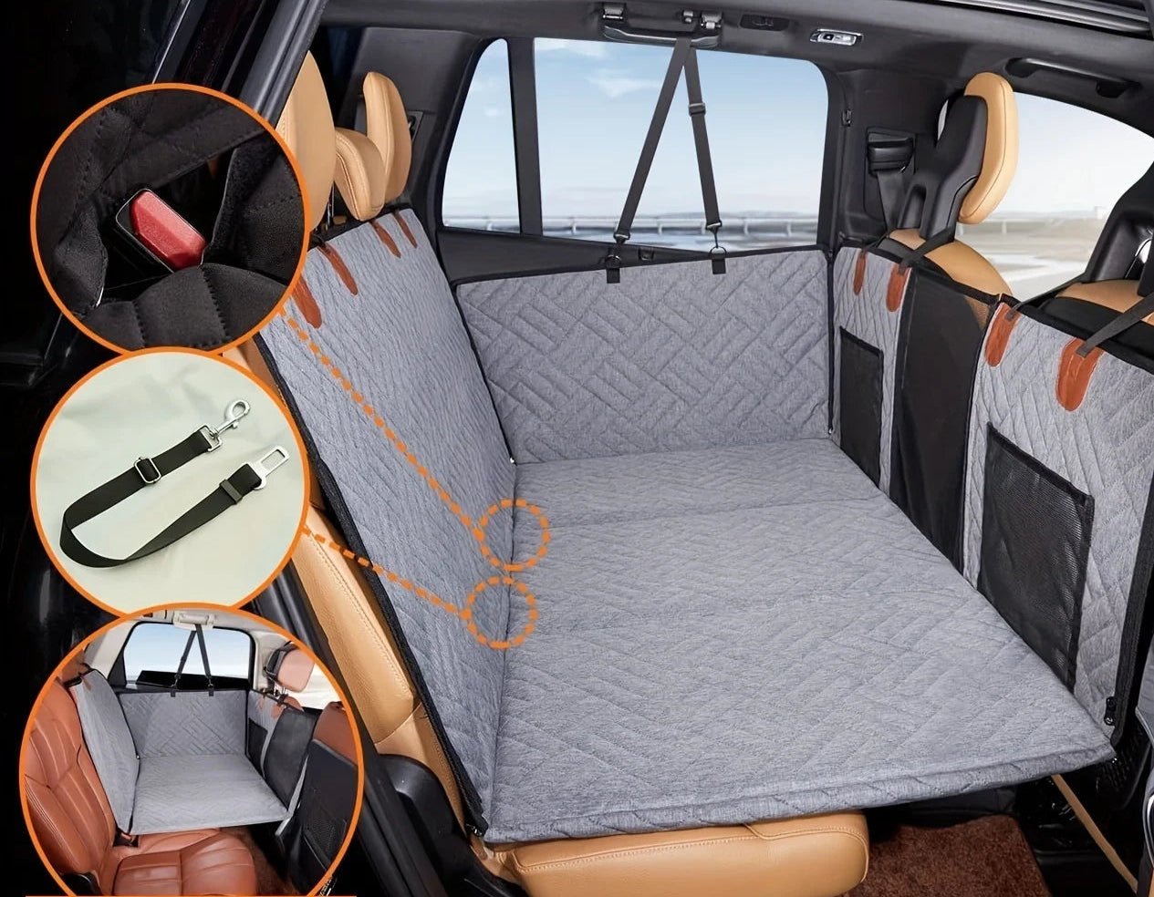 RoadNest™ Hard Bottom Car Seat Extender - Tailvo