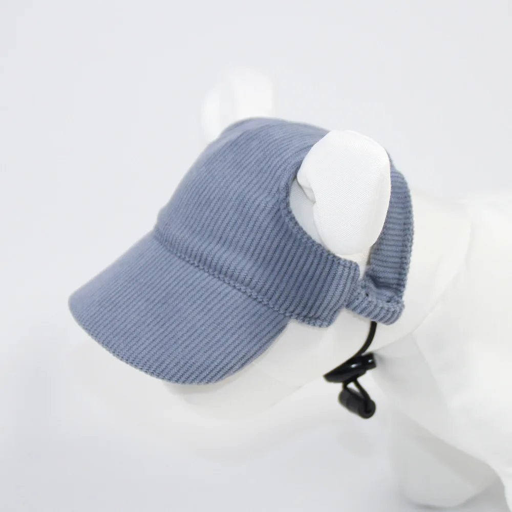 SunnyPaws™ Corduroy Pet Cap - Tailvo