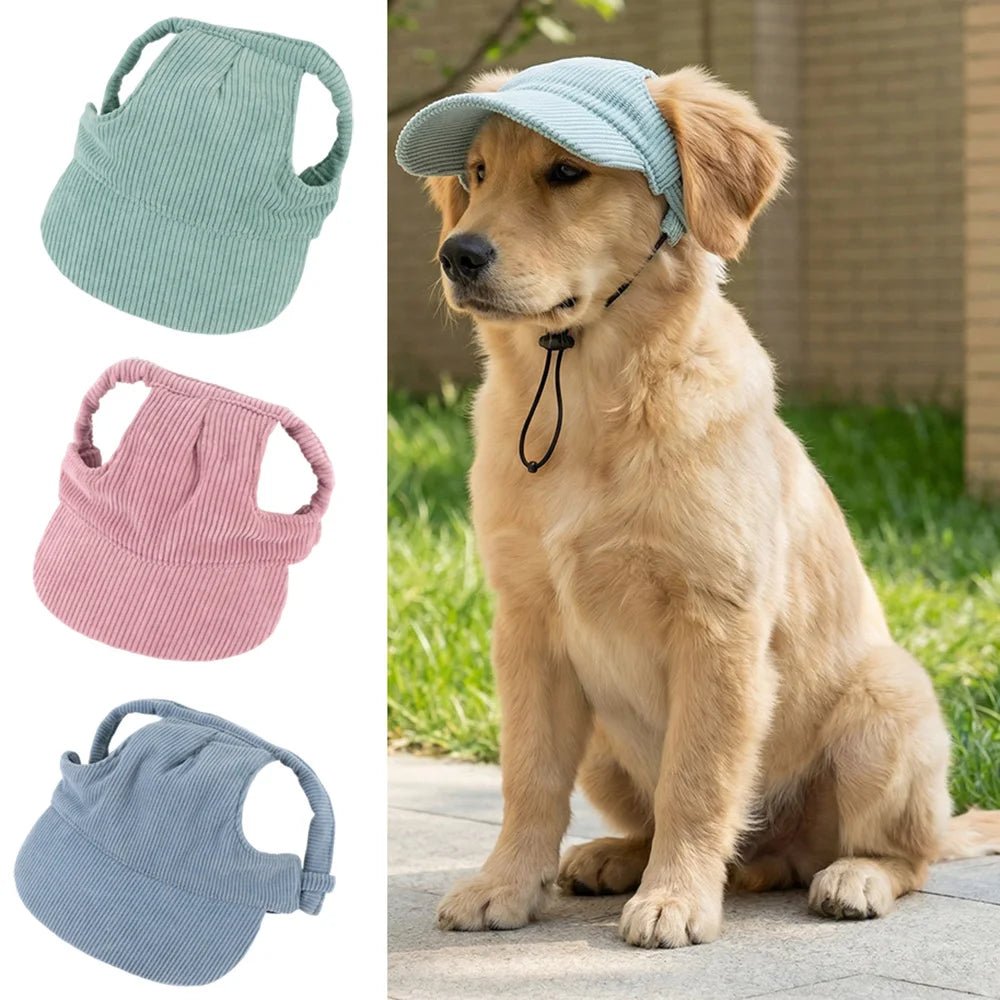 SunnyPaws™ Corduroy Pet Cap - Tailvo