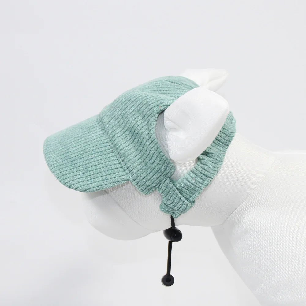 SunnyPaws™ Corduroy Pet Cap - Tailvo
