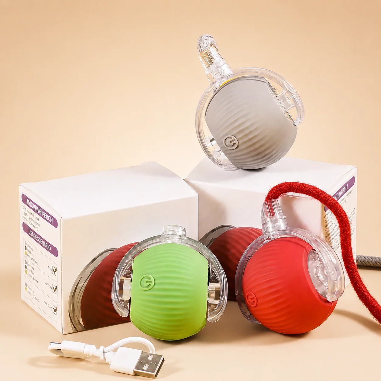 Tailvo™ MotionPlay Rechargeable Ball - Tailvo