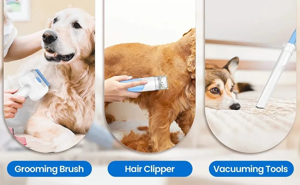 Tailvo Pro™ 5-in-1 Pet Grooming Vacuum System - Tailvo