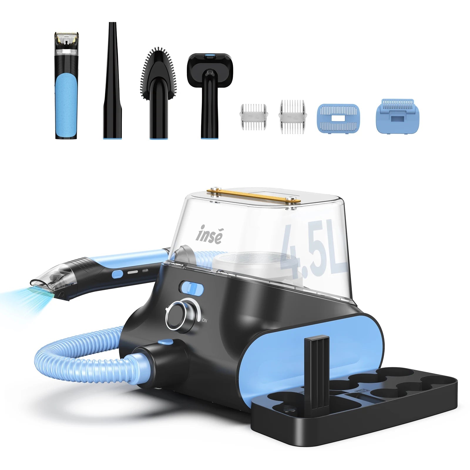 Tailvo Pro™ 5-in-1 Pet Grooming Vacuum System - Tailvo