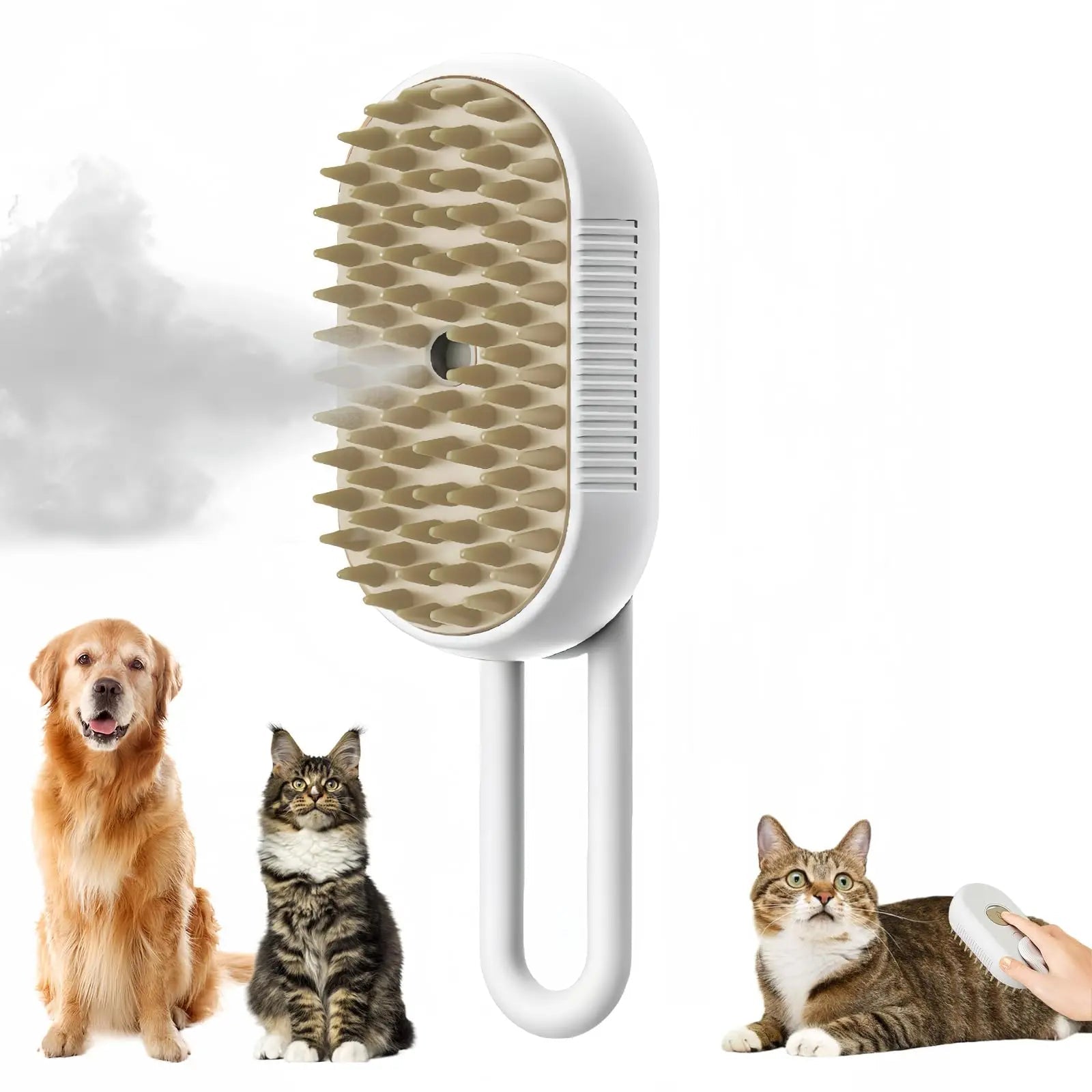 Tailvo SpaBrush™ 3-in-1 Steam Grooming Brush - Tailvo