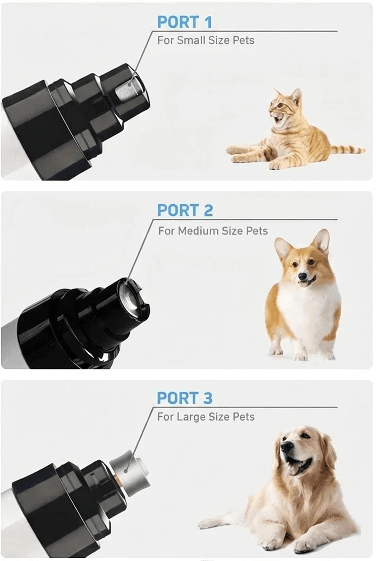 TrimEase™ Quiet Pet Nail Grinder - Tailvo